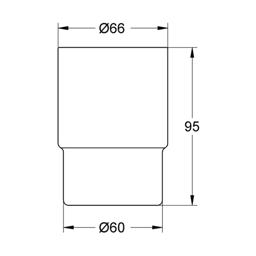 Immagine di Grohe ESSENTIALS bicchiere in vetro 40372001