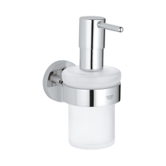 Immagine di Grohe ESSENTIALS dispenser sapone con supporto, capacità 160 ml, finitura cromo 40448001