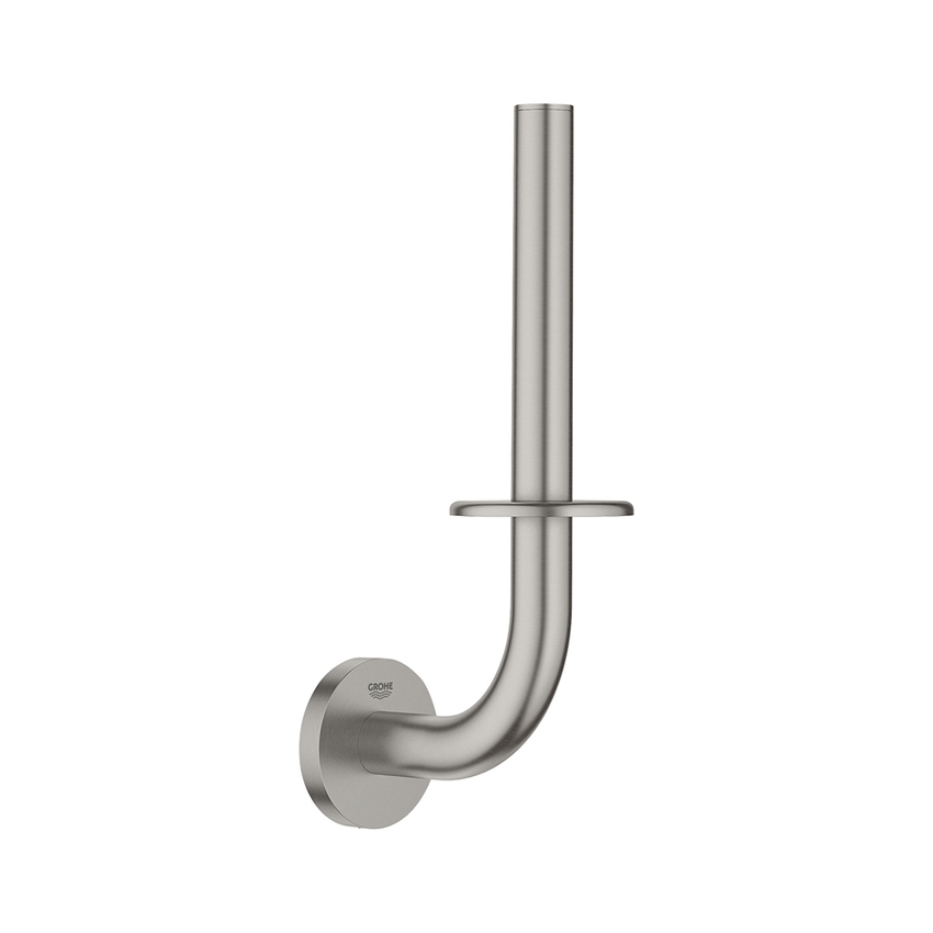 Immagine di Grohe ESSENTIALS porta rotolo di scorta, finitura satinato super steel 40385DC1