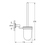 Immagine di Grohe ESSENTIALS AUTHENTIC porta scopino completo, finitura cromo 40658001