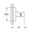Immagine di Grohe ESSENTIALS gancio, finitura cromo 40364001