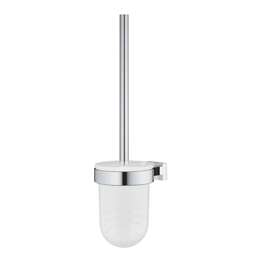 Immagine di Grohe ESSENTIAL CUBE porta scopino completo, finitura cromo 40513001
