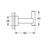 Immagine di Grohe ESSENTIALS CUBE gancio, finitura cromo 40511001