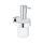 Grohe ESSENTIALS CUBE dispenser sapone con supporto, capacità 160 ml, finitura cromo 40756001