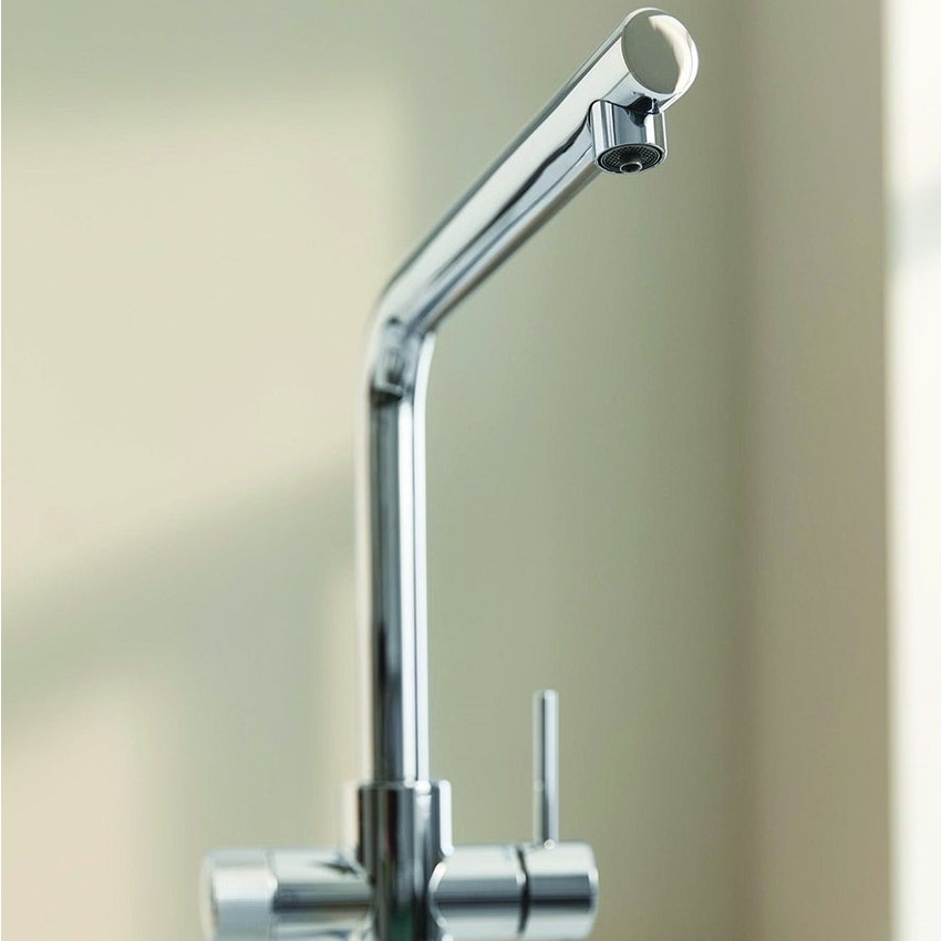 Immagine di Grohe BLUE PURE MINTA miscelatore monocomando per lavello con sistema filtrante dell’acqua, finitura cromo 30589000