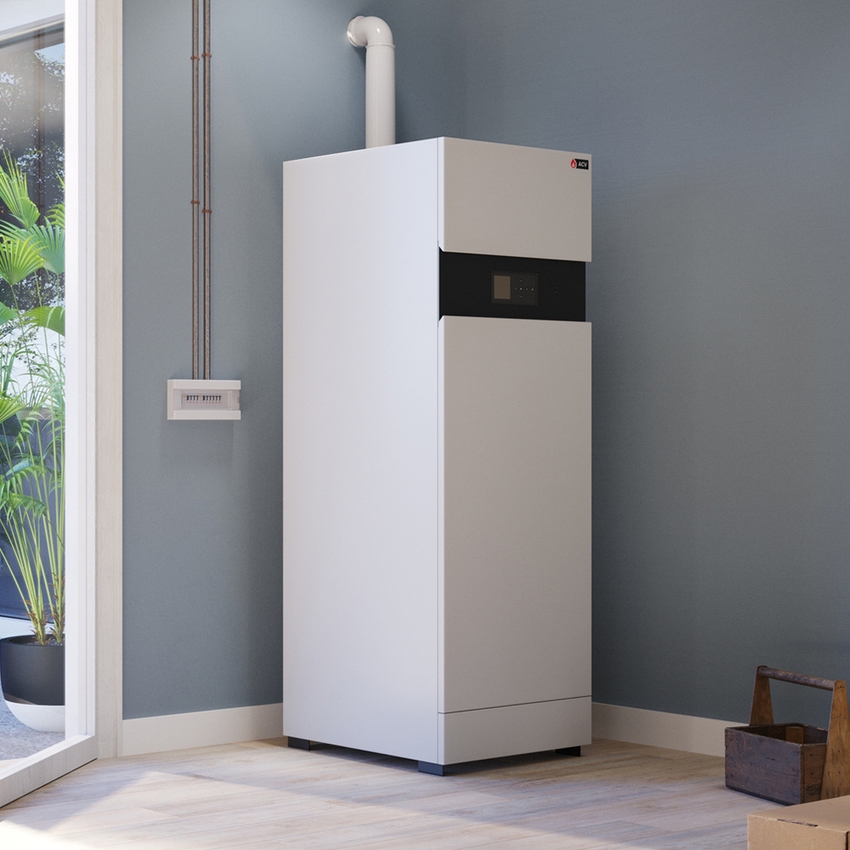 Immagine di ACV HEATMASTER 45 TC EVO produttore autonomo ACS a basamento, per riscaldamento e produzione acqua calda sanitaria a condensazione totale 052842