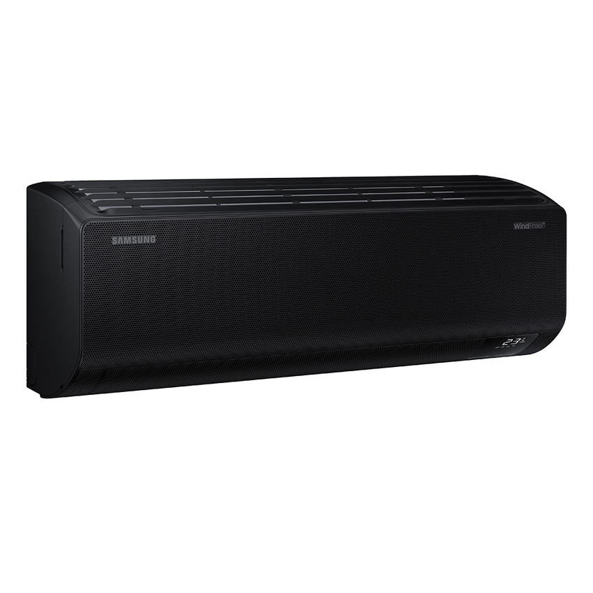 Immagine di Samsung WINDFREE BLACK Climatizzatore a parete trial split inverter Wi-Fi nero | unità esterna R32 8 kW unità interne 12000+12000+12000 BTU AJ080TXJ4KG/EU+AR70F[12|12|12]C1ABNEU