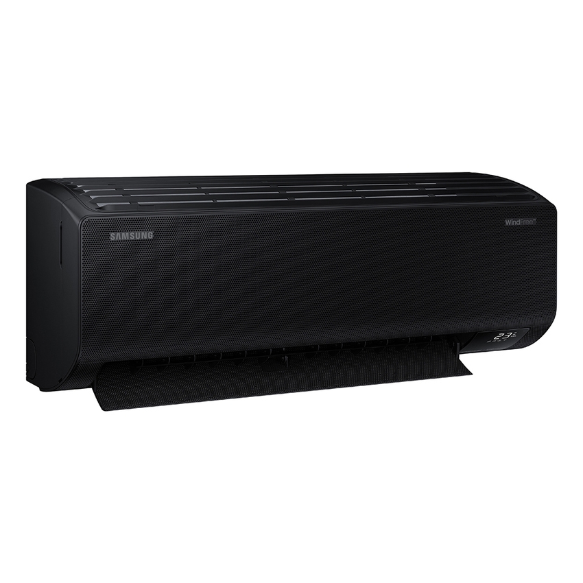 Immagine di Samsung WINDFREE BLACK Climatizzatore a parete trial split inverter Wi-Fi nero | unità esterna R32 8 kW unità interne 12000+12000+12000 BTU AJ080TXJ4KG/EU+AR70F[12|12|12]C1ABNEU