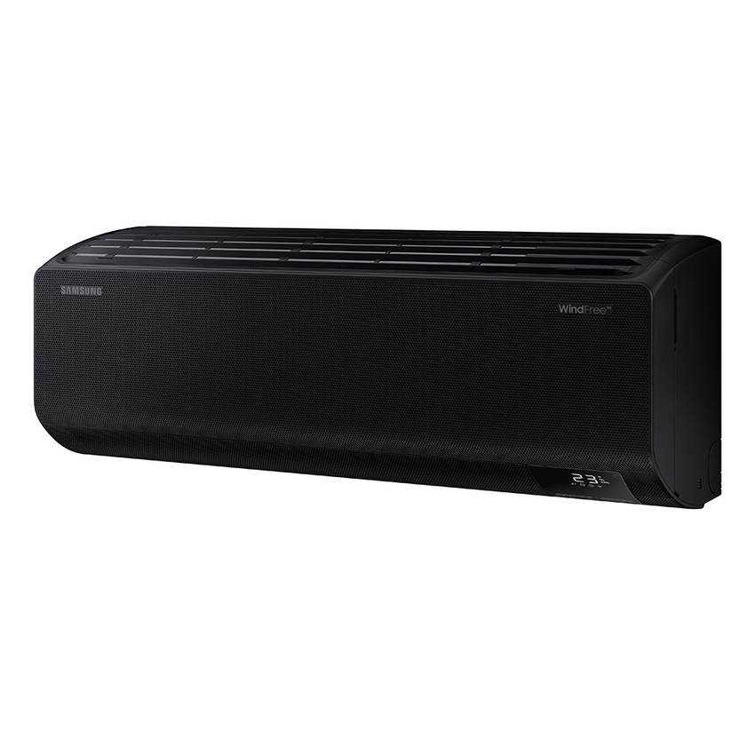 Immagine di Samsung WINDFREE BLACK Climatizzatore a parete trial split inverter Wi-Fi nero | unità esterna R32 8 kW unità interne 12000+12000+12000 BTU AJ080TXJ4KG/EU+AR70F[12|12|12]C1ABNEU