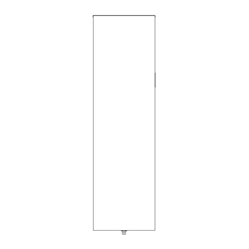 Immagine di Irsap RELAX AIR radiatore H.164,3 L.38,6 P.9,1 cm, colore bianco standard finitura lucido Cod.01 REAP038B01IR01NN