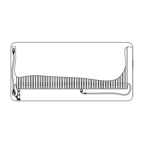 Immagine di Irsap RELAX STYLE radiatore H.78,3 L.114,4 P.9,1 cm, con allacciamento dal basso interasse da 40 a 50 cm, colore bianco standard finitura lucido Cod.01 RESD114B01IRS1AN