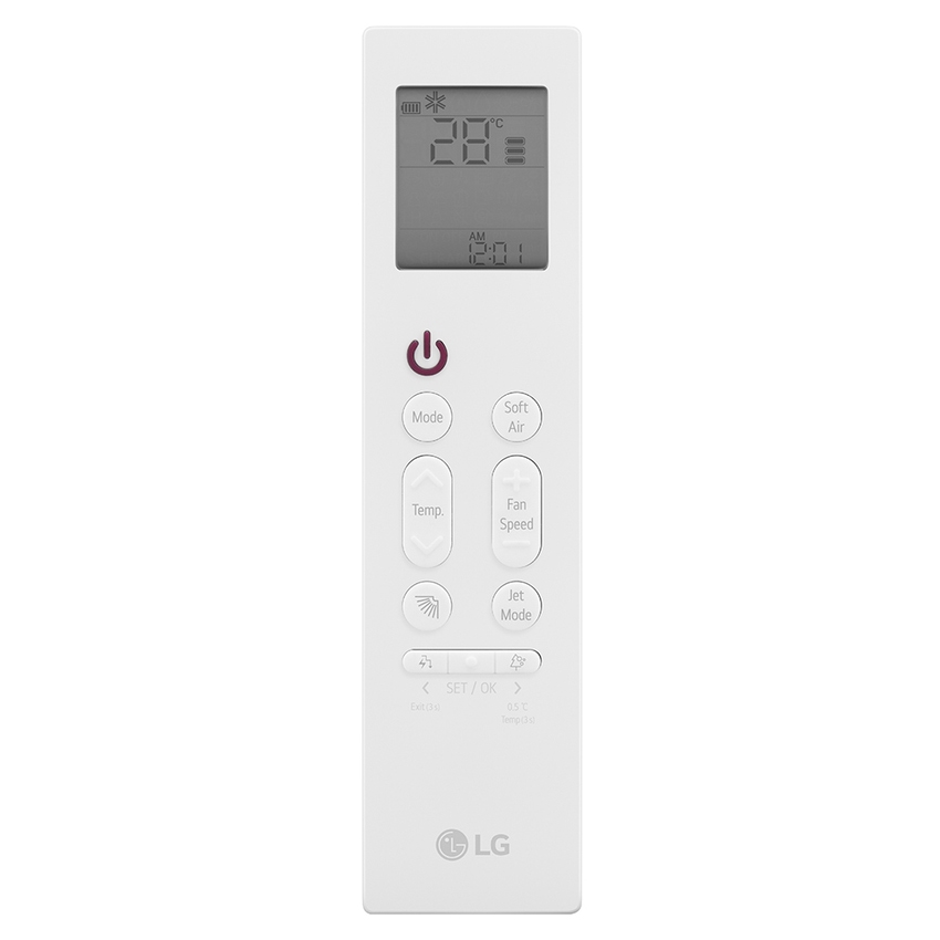 Immagine di LG DUALCOOL Premium AI Climatizzatore a parete trial split inverter Wi-Fi bianco | unità esterna R32 8.8 kW unità interne 9000+9000+9000 BTU MU5R30.U42+H[09|09|09]S1PA.NS1