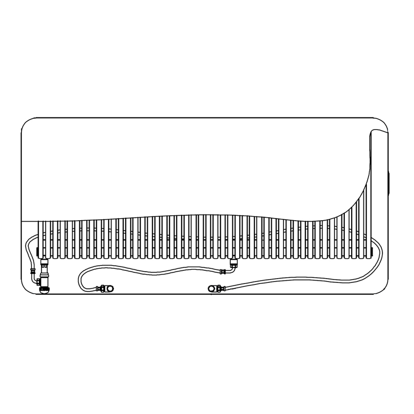 Immagine di Irsap RELAX STYLE radiatore H.65,3 L.71,2 P.9,1 cm, con allacciamento dal basso interasse da 40 a 50 cm, colore bianco standard finitura lucido Cod.01 RESC071B01IRS1AN