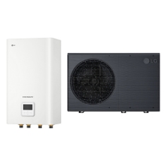 Immagine di LG THERMA V R290 sistema idronico monofase composto da pompa di calore 14 kW e unità interna HYDRO UNIT HM141HF.UB60+HN1616HC.NK0