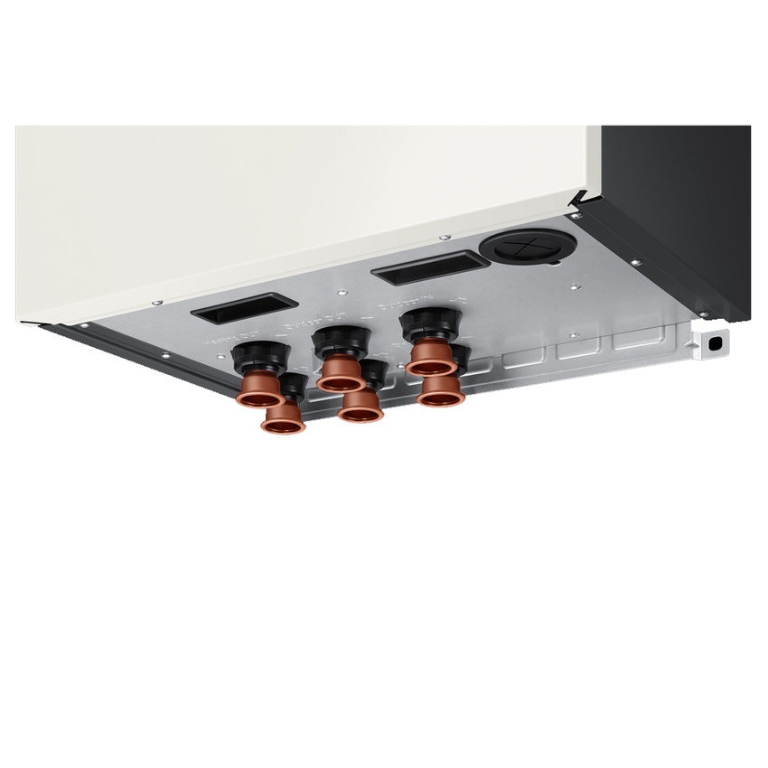 Immagine di Samsung EHS MONO R290 Sistema integrato composto da pompa di calore trifase 16 kW e modulo idronico HYDRO UNIT S2 2 zone per riscaldamento, raffrescamento e produzione ACS AE160CXYDGK/EU+AE160DNZMPK/EU