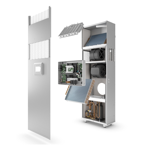 Immagine di Olimpia Splendid Unico Vertical 35 HP EVAN 2.4 kW Climatizzatore inverter senza unità esterna, Wi-Fi integrato 02559