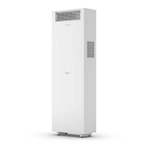 Immagine di Olimpia Splendid Unico Vertical 35 HP EVANX 2.4 kW Climatizzatore inverter senza unità esterna, con resistenza elettrica da 2 kW, Wi-Fi integrato 02558