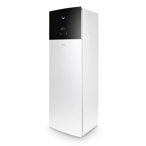 Immagine di Daikin MULTI+ sistema per raffrescamento, riscaldamento a acqua calda sanitaria, serbatoio acqua da 180 L a pavimento | unità esterna 6.8 kW CKHWS180BV3+5MWXM68A9