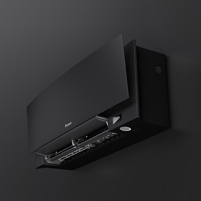 Immagine di Daikin EMURA Climatizzatore a parete monosplit inverter Wi-Fi, black | unità esterna 2 kW unità interna 7000 BTU SB.FTXJ20AB9/RXJA