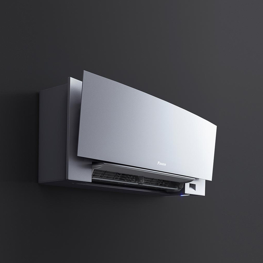 Immagine di Daikin EMURA Climatizzatore a parete monosplit inverter Wi-Fi, silver | unità esterna 3.4 kW unità interna 12000 BTU SB.FTXJ35AS9/RXJA