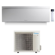 Immagine di Daikin EMURA Climatizzatore a parete monosplit inverter Wi-Fi, bianco | unità esterna 2.5 kW unità interna 9000 BTU SB.FTXJ25AW9/RXJA