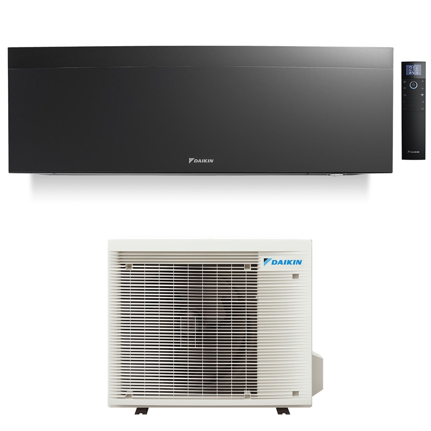 Immagine di Daikin EMURA R32 Climatizzatore a parete monosplit inverter Wi-Fi, black | unità esterna 2 kW unità interna 7000 BTU SB.FTXJ20AB9/RXJA