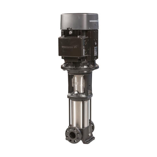 Immagine di Grundfos CR 15-12 A-F-A-E-HQQE pompa centrifuga verticale multistadio, con porte di aspirazione e scarico sullo stesso livello 96501902