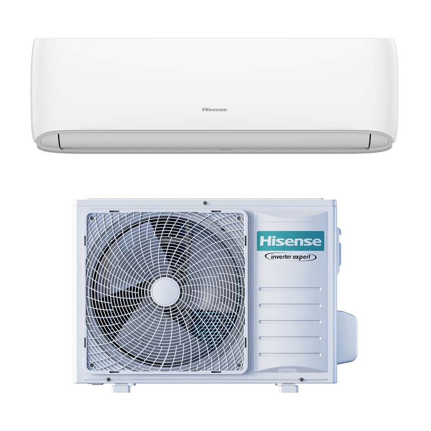 Immagine di Hisense HI-COMFORT Climatizzatore a parete monosplit inverter Wi-Fi | unità esterna 2.5 kW unità interna 9000 BTU CF25YR4BG+AS25YR4BW