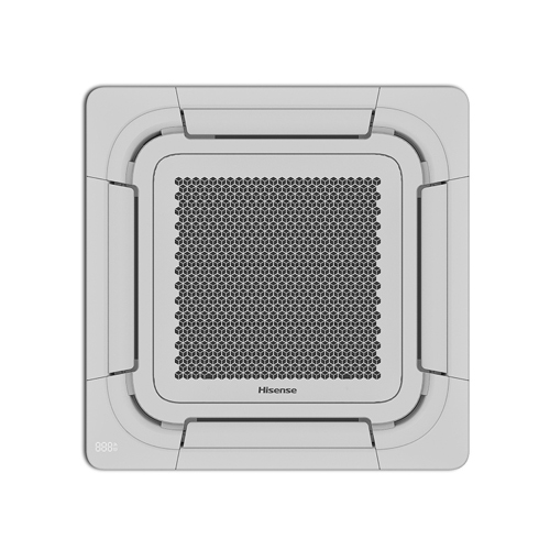 Immagine di Hisense ACT-CC8 Climatizzatore a cassetta 90x90 cm monosplit inverter | unità esterna 7 kW unità interna 24000 BTU | griglia e comando remoto ACT71UR4RJC8+AUW71U4RK8
