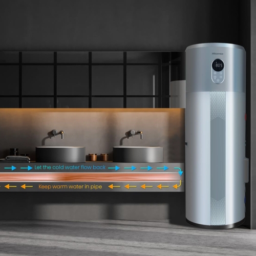 Immagine di Hisense HI-WATER R290 scaldacqua in pompa di calore, accumulo 200 litri AH-200U4GAC00(B)