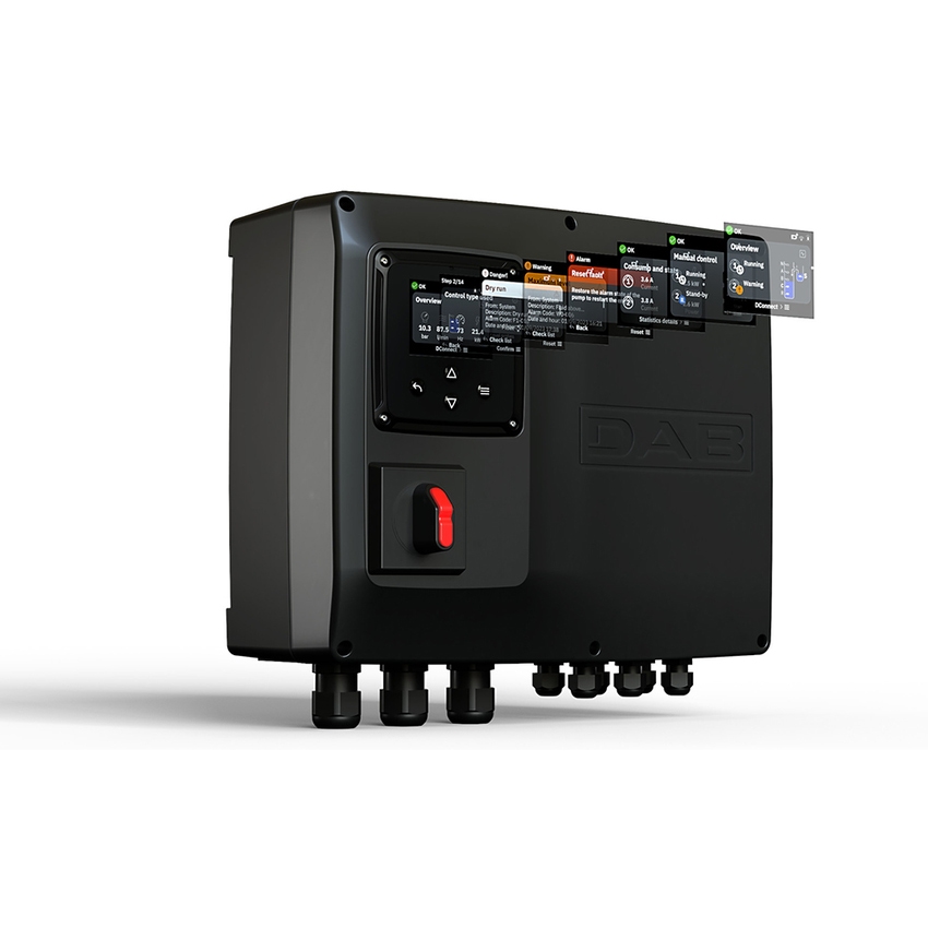 Immagine di Dab Pumps NGPANEL 12A quadro elettronico di comando e di protezione per pompe in stazioni di sollevamento delle acque reflue 60211088