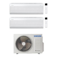 Immagine di Samsung WINDFREE AVANT S2 Climatizzatore a parete dual split inverter Wi-Fi bianco | unità esterna R32 5 kW unità interne 7000+9000 BTU AJ050TXJ2KG/EU+AR70F[07|09]C1AWNEU