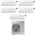Immagine di Samsung WINDFREE AVANT S2 Climatizzatore a parete penta split inverter Wi-Fi bianco | unità esterna R32 10 kW unità interne 9000+9000+9000+9000+24000 BTU AJ100TXJ5KG/EU+AR70F[09|09|09|09|24]C1AWNEU