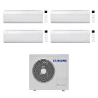 Immagine di Samsung WINDFREE AVANT S2 Climatizzatore a parete quadri split inverter Wi-Fi bianco | unità esterna R32 8 kW unità interne 7000+7000+7000+7000 BTU AJ080TXJ4KG/EU+AR70F[07|07|07|07]C1AWNEU