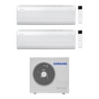 Immagine di Samsung WINDFREE AVANT S2 Climatizzatore a parete dual split inverter Wi-Fi bianco | unità esterna R32 6.8 kW unità interne 7000+9000 BTU AJ068TXJ3KG/EU+AR70F[07|09]C1AWNEU