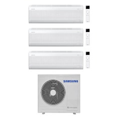 Immagine di Samsung WINDFREE AVANT S2 Climatizzatore a parete trial split inverter Wi-Fi bianco | unità esterna R32 6.8 kW unità interne 12000+12000+12000 BTU AJ068TXJ3KG/EU+AR70F[12|12|12]C1AWNEU