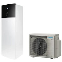 Immagine di Daikin MULTI+ sistema per raffrescamento, riscaldamento a acqua calda sanitaria, serbatoio acqua da 230 L a pavimento | unità esterna 6.8 kW CKHWS230BV3+5MWXM68A9