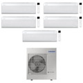 Immagine di Samsung WINDFREE ELITE S2 Climatizzatore a parete penta split inverter Wi-Fi bianco | unità esterna R32 10 kW unità interne 7000+7000+7000+7000+7000 BTU AJ100TXJ5KG/EU+AR70F[07|07|07|07|07]CAAWNEU