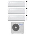 Immagine di Samsung WINDFREE ELITE S2 Climatizzatore a parete trial split inverter Wi-Fi bianco | unità esterna R32 6.8 kW unità interne 12000+12000+12000 BTU AJ068TXJ3KG/EU+AR70F[12|12|12]CAAWNEU