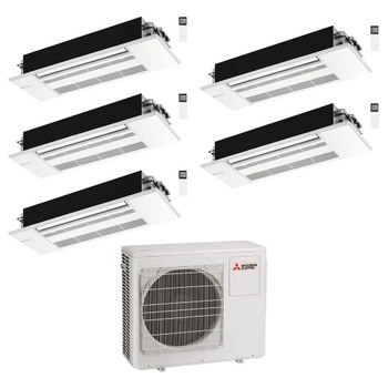 Immagine di Mitsubishi MLZ-KP Cassetta a una via Climatizzatore a cassetta penta split inverter | unità esterna R32 10.2 kW unità interne 9000+9000+12000+12000+18000 BTU MXZ-5F102VF2+MLZ-KP[25|25|35|35|50]VG