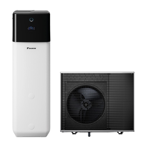 Immagine di Daikin ALTHERMA 4 H ECH2O COMPACT BIVALENTE pompa di calore monofase per riscaldamento, raffrescamento e produzione ACS | unità esterna 10 kW accumulo 300 l EPSK10AV3+EPSXB10P30A