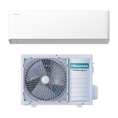 Immagine di Hisense UNI HB Climatizzatore a parete monosplit inverter Wi-Fi | unità esterna 2.6 kW unità interna 9000 BTU HB25XU0AG+AS25XU00W