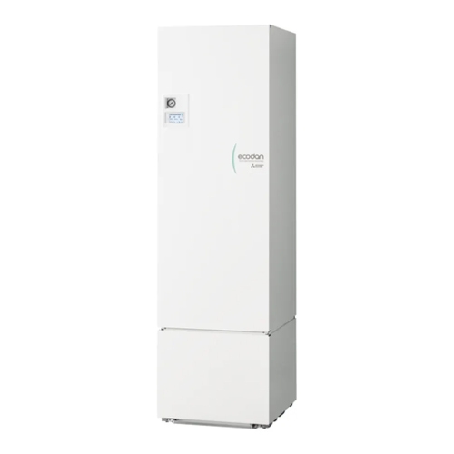 Immagine di Mitsubishi SPLIT Sistema idronico composto da pompa di calore Inverter ECODAN 11.2 kW con HYDROTANK MEDIUM reversibile 300 litri PUHZ-SW100VAA+ERST30C-VM2ED