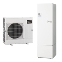 Immagine di Mitsubishi MINISPLIT R32 Sistema idronico composto da pompa di calore Inverter ECODAN 8 kW con HYDROTANK SMALL reversibile 300 litri SUZ-SWM80VA2+ERST30D-VM2EE