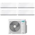 Immagine di Hisense ENERGY PRO X Climatizzatore a parete quadri split inverter Wi-Fi bianco | unità esterna R32 10 kW unità interne 12000+12000+12000+18000 BTU 5AMW105U4RQC+QH[35|35|35]XV3AG+QH[50]BV0AG