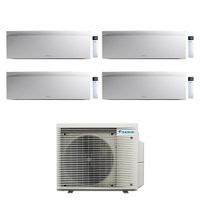 Immagine di Daikin EMURA Climatizzatore a parete quadri split inverter Wi-Fi bianco | unità esterna R32 6.8 kW unità interne 7000+7000+7000+9000 BTU 4MXM68A9+FTXJ[20|20|20|25]AW9