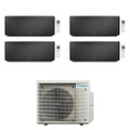 Immagine di Daikin STYLISH Climatizzatore a parete quadri split inverter Wi-Fi nero | unità esterna R32 6.8 kW unità interne 9000+9000+9000+9000 BTU 4MXM68A9+FTXA[25|25|25|25]CB