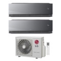 Immagine di LG ARTCOOL Mirror AI Climatizzatore a parete dual split inverter Wi-Fi mirror | unità esterna R32 5.3 kW unità interne 12000+12000 BTU MU3R19.U23+AA[12|12]SP.NS1