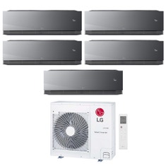 Immagine di LG ARTCOOL Mirror AI Climatizzatore a parete penta split inverter Wi-Fi mirror | unità esterna R32 8.8 kW unità interne 9000+9000+9000+9000+9000 BTU MU5R30.U42+AA[09|09|09|09|09]SP.NS1