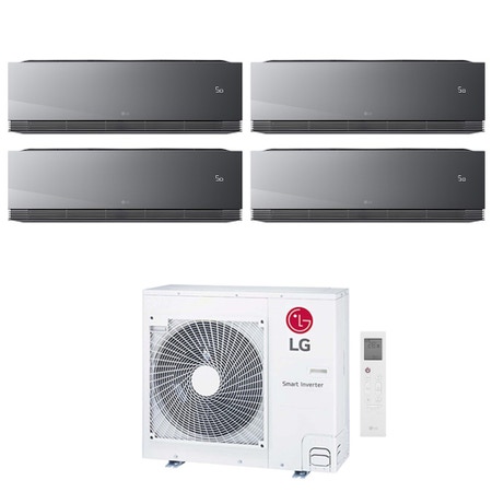 Immagine di LG ARTCOOL Mirror AI Climatizzatore a parete quadri split inverter Wi-Fi mirror | unità esterna R32 7.9 kW unità interne 9000+9000+9000+9000 BTU MU4R27.U42+AA[09|09|09|09]SP.NS1